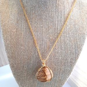 Natural Jasper Stone Necklace